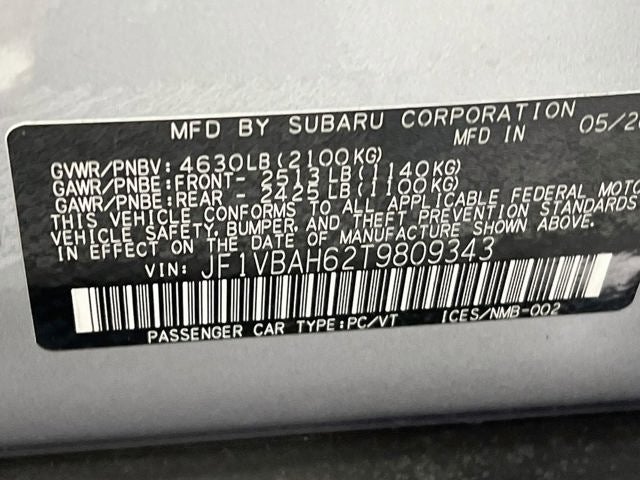 2026 Subaru WRX Premium