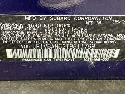 2026 Subaru WRX Base