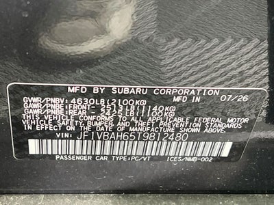 2026 Subaru WRX Base