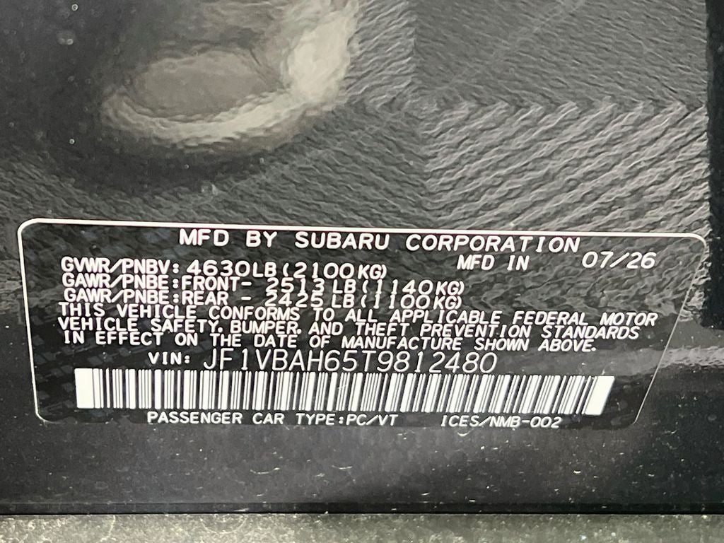 2026 Subaru WRX Base