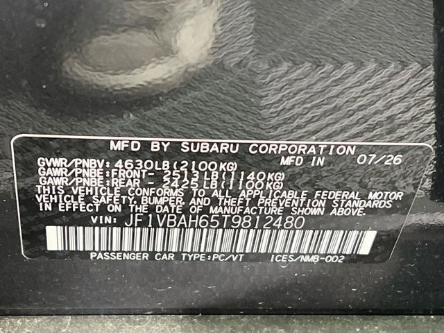 2026 Subaru WRX Base