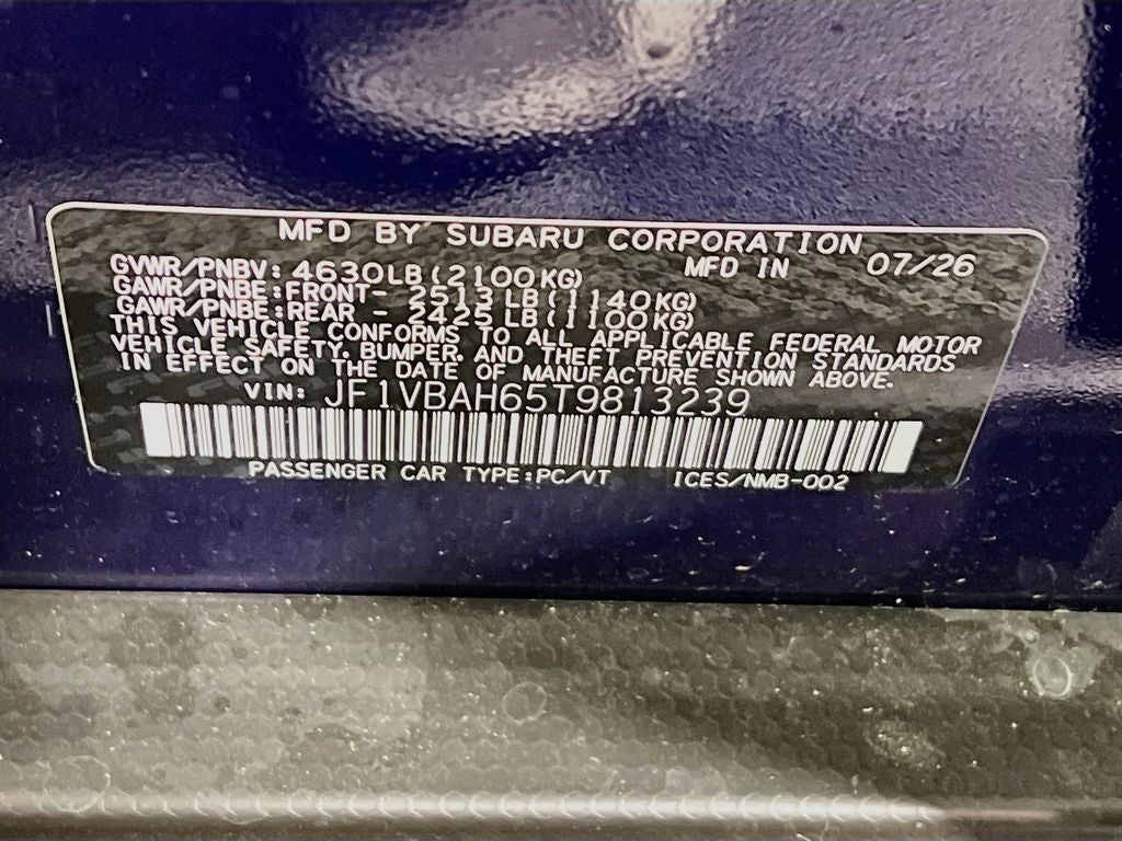 2026 Subaru WRX Premium