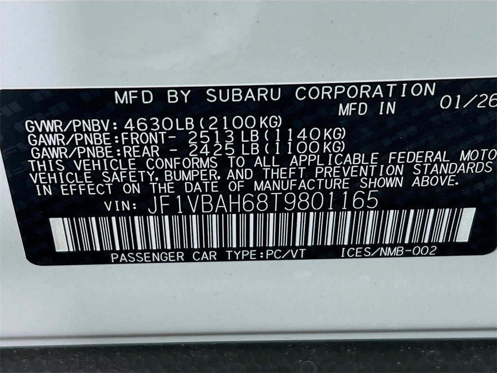 2026 Subaru WRX Premium