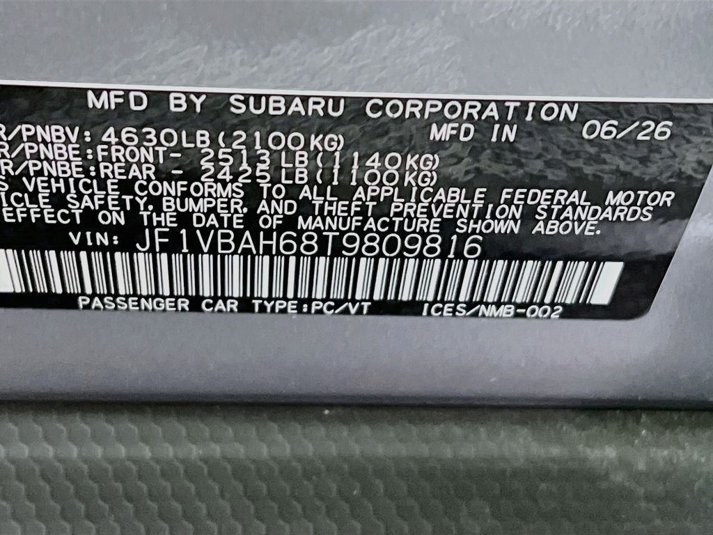 2026 Subaru WRX Base