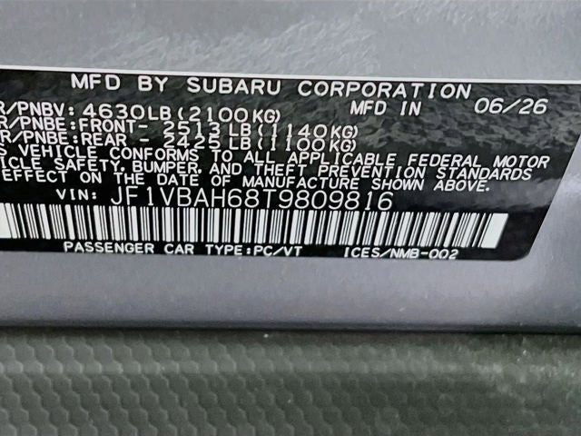 2026 Subaru WRX Base