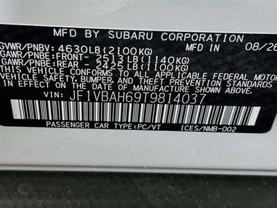 2026 Subaru WRX Premium
