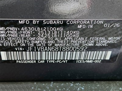 2026 Subaru WRX Limited