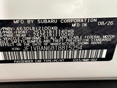 2026 Subaru WRX Limited