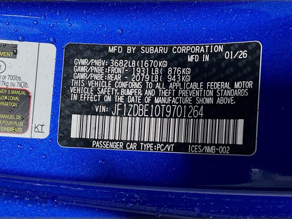 2026 Subaru BRZ Limited