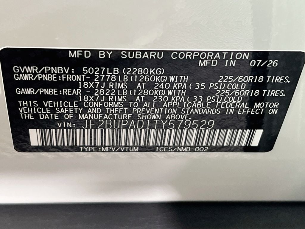 2026 Subaru OUTBACK Premium