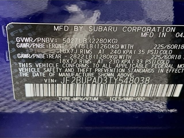 2026 Subaru OUTBACK Premium