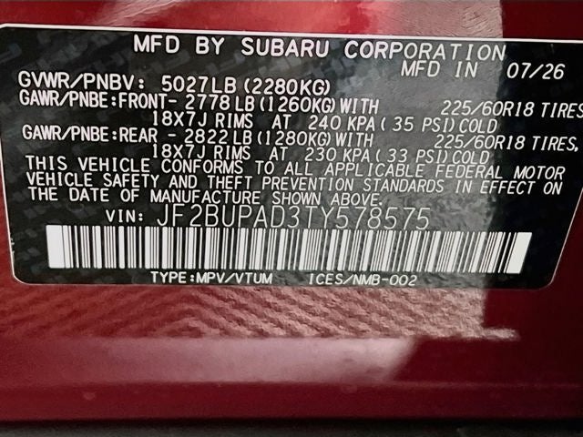 2026 Subaru OUTBACK Premium