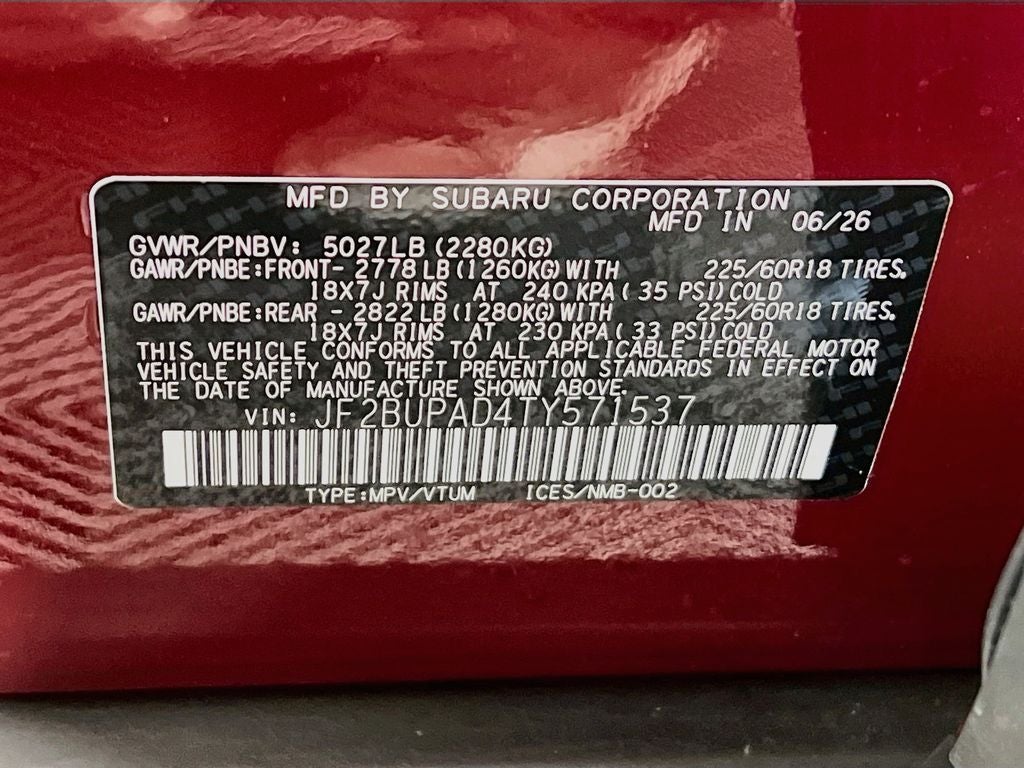2026 Subaru OUTBACK Premium