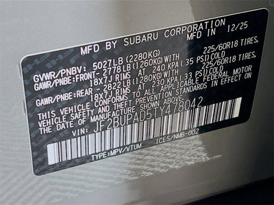 2026 Subaru OUTBACK Premium