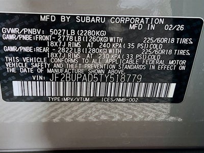 2026 Subaru OUTBACK Premium