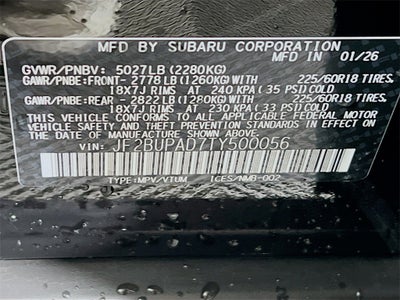 2026 Subaru OUTBACK Premium