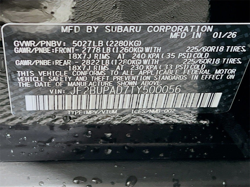 2026 Subaru OUTBACK Premium