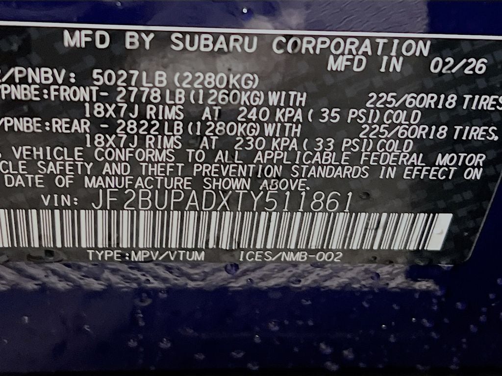 2026 Subaru OUTBACK Premium