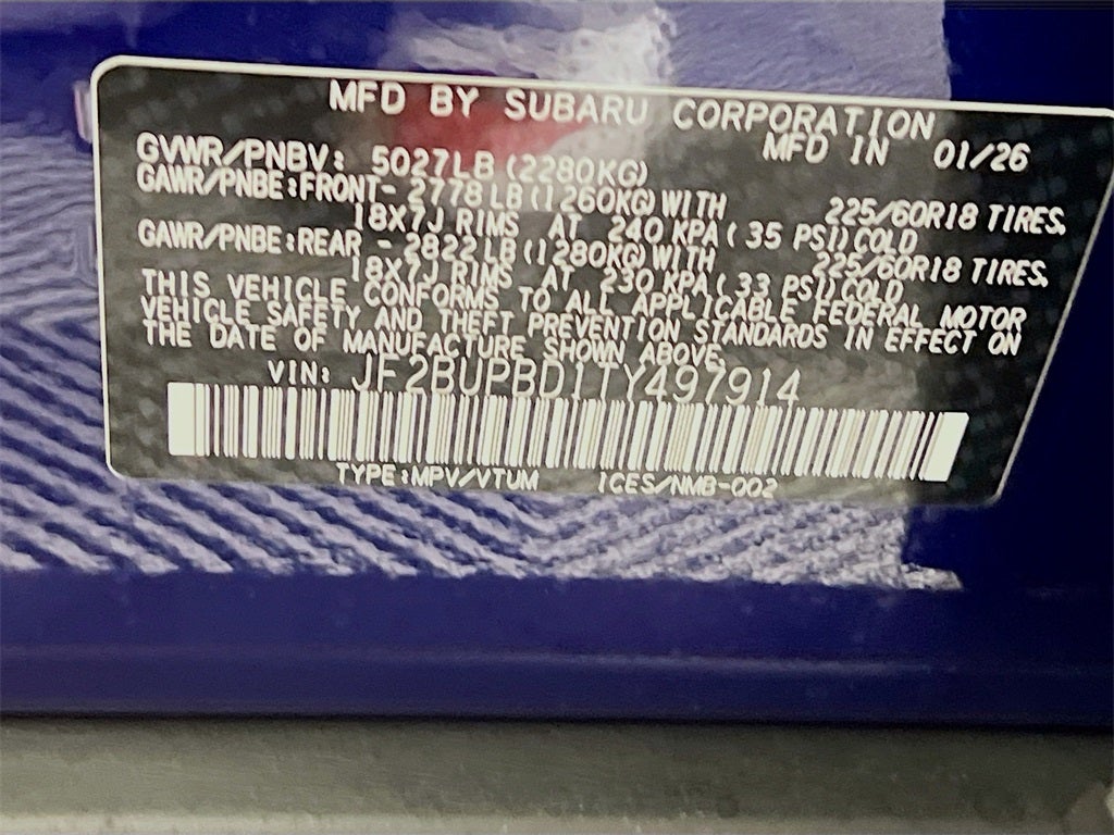 2026 Subaru OUTBACK Premium