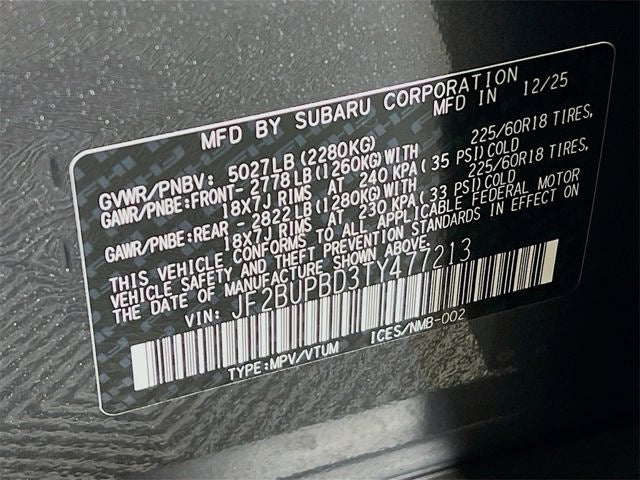 2026 Subaru OUTBACK Premium