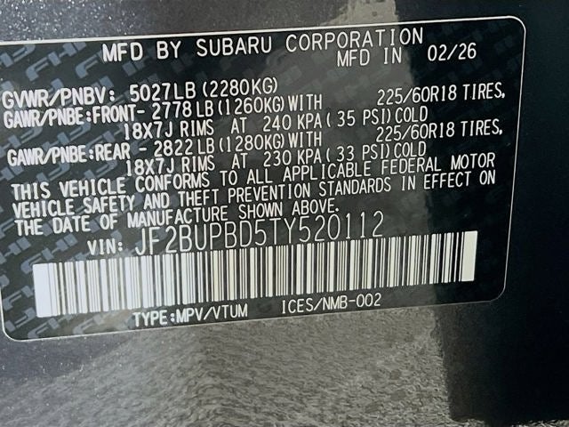 2026 Subaru OUTBACK Premium