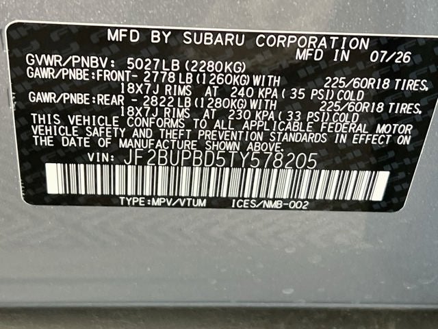 2026 Subaru OUTBACK Premium