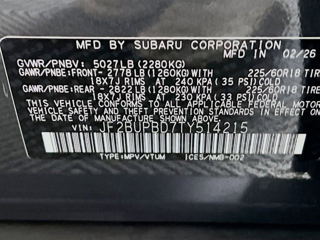 2026 Subaru OUTBACK Premium