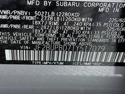 2026 Subaru OUTBACK Premium