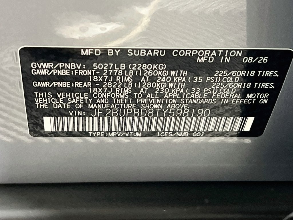 2026 Subaru OUTBACK Premium