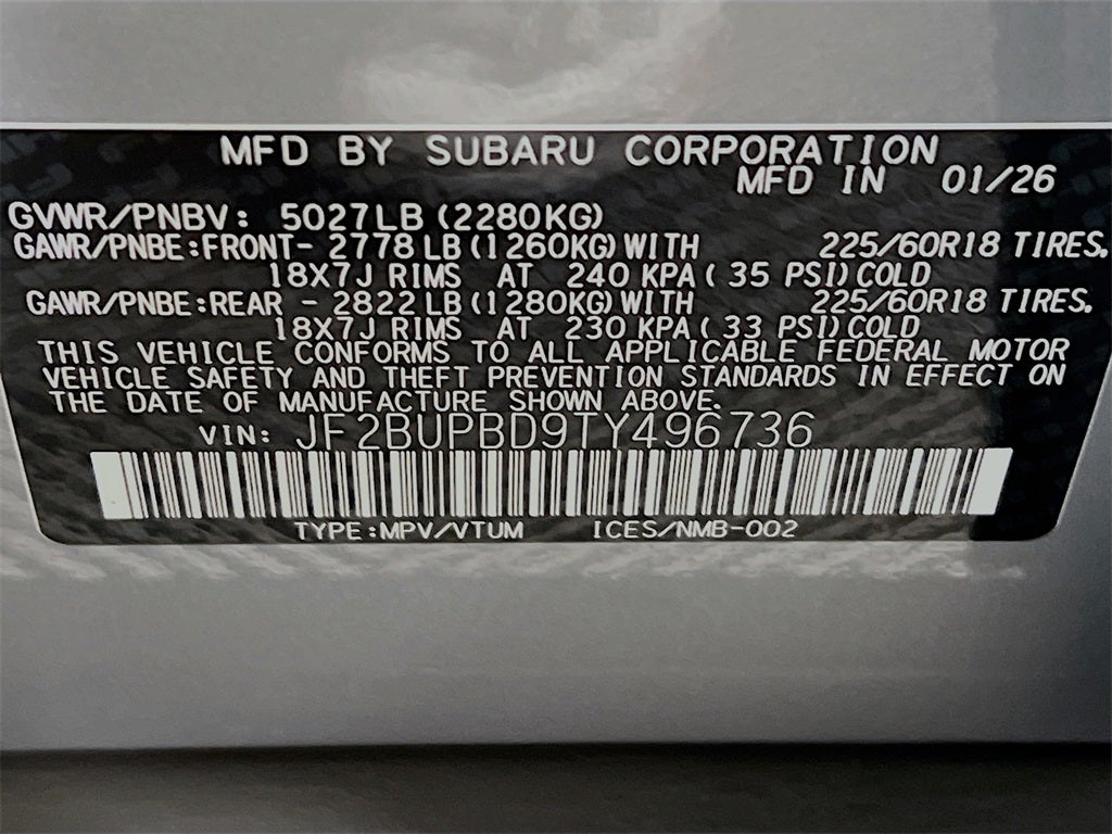 2026 Subaru OUTBACK Premium