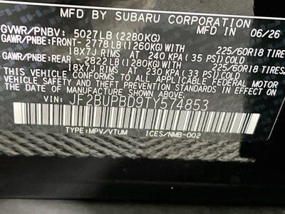 2026 Subaru OUTBACK Premium