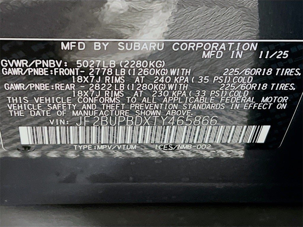 2026 Subaru OUTBACK Premium