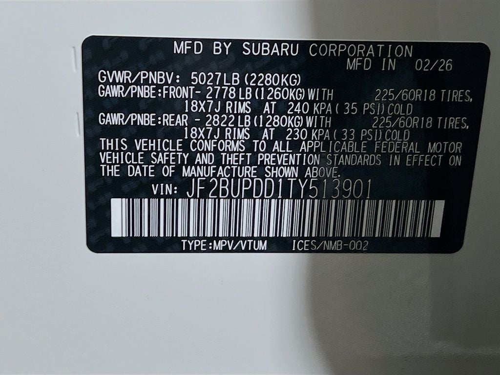 2026 Subaru OUTBACK Limited