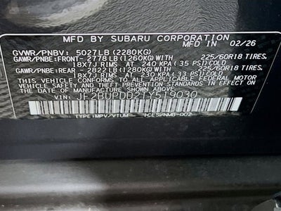 2026 Subaru OUTBACK Limited