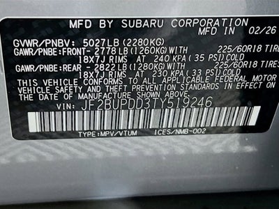 2026 Subaru OUTBACK Limited