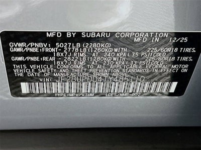 2026 Subaru OUTBACK Limited