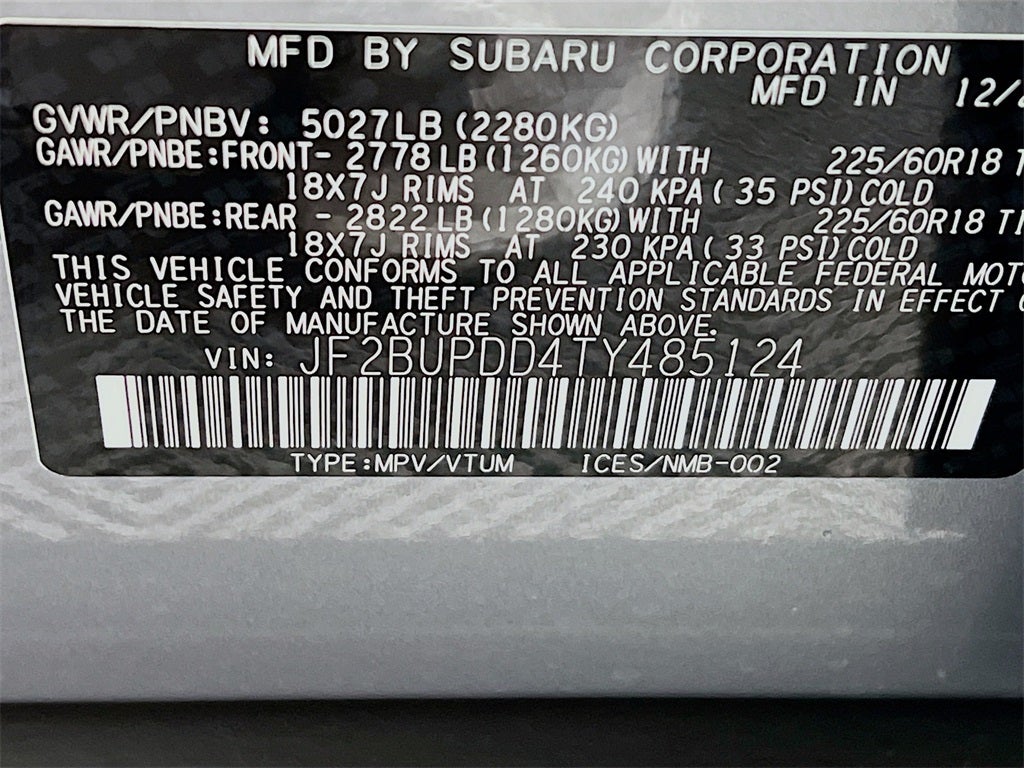 2026 Subaru OUTBACK Limited