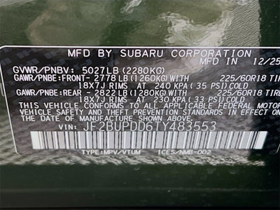 2026 Subaru OUTBACK Limited