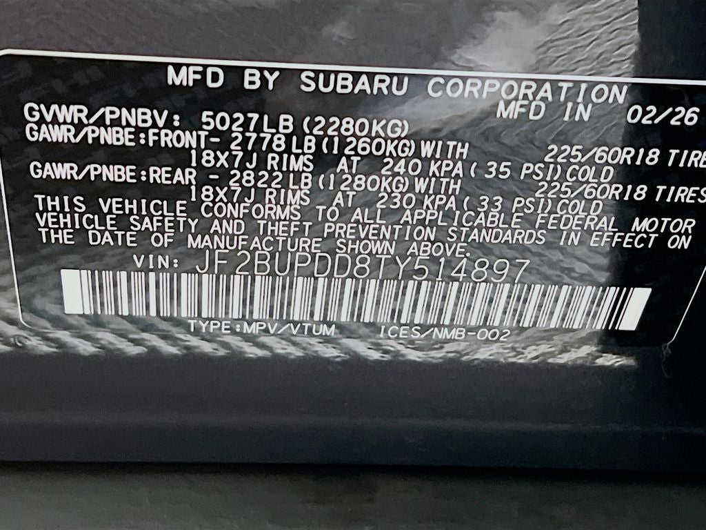 2026 Subaru OUTBACK Limited