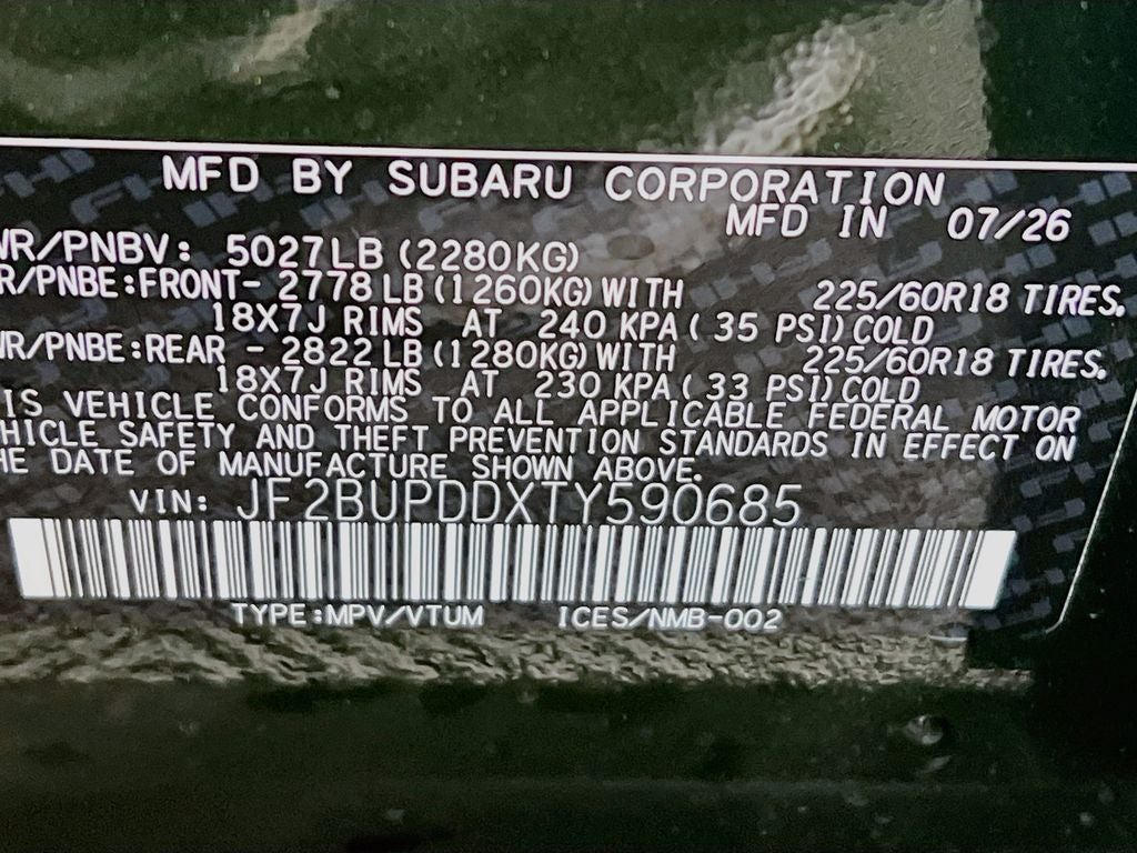 2026 Subaru OUTBACK Limited