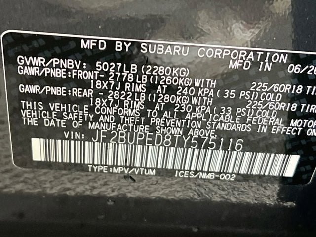 2026 Subaru OUTBACK Touring