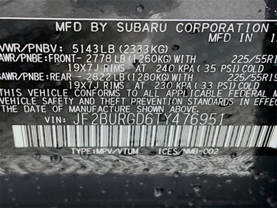 2026 Subaru OUTBACK Limited XT