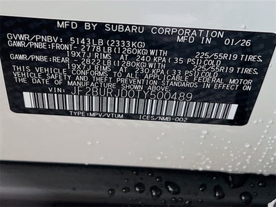 2026 Subaru OUTBACK Touring XT