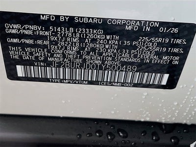 2026 Subaru OUTBACK Touring XT