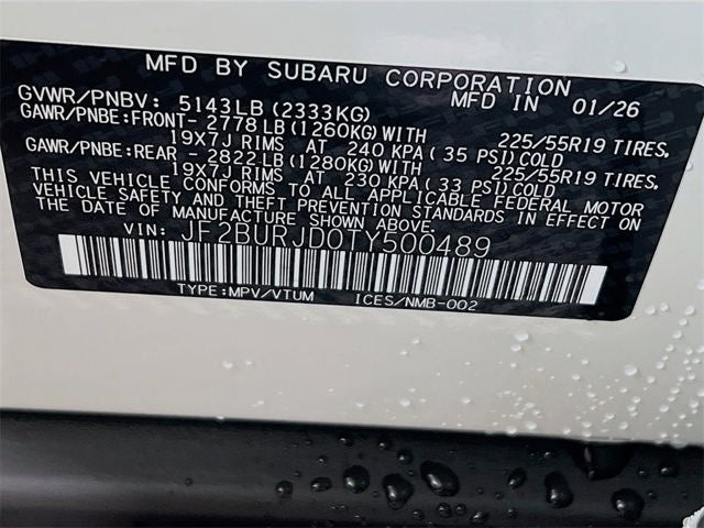 2026 Subaru OUTBACK Touring XT