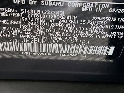 2026 Subaru OUTBACK Touring XT