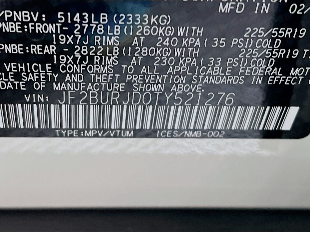 2026 Subaru OUTBACK Touring XT