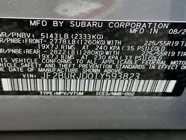 2026 Subaru OUTBACK Touring XT