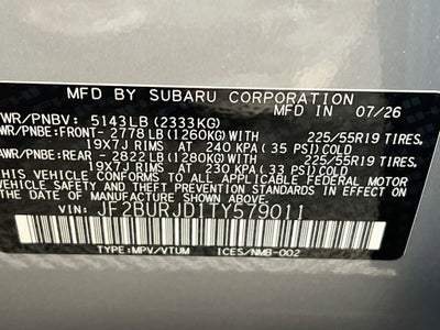 2026 Subaru OUTBACK Touring XT