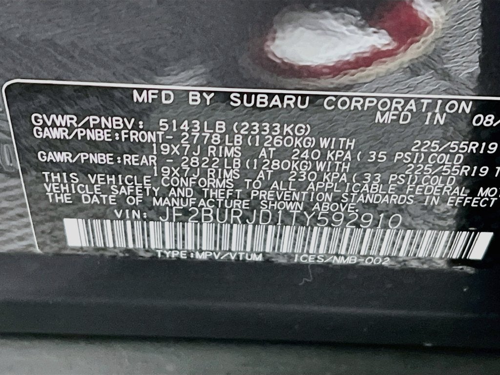 2026 Subaru OUTBACK Touring XT